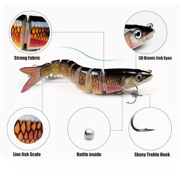 Señuelos para pesca, 3 unidades