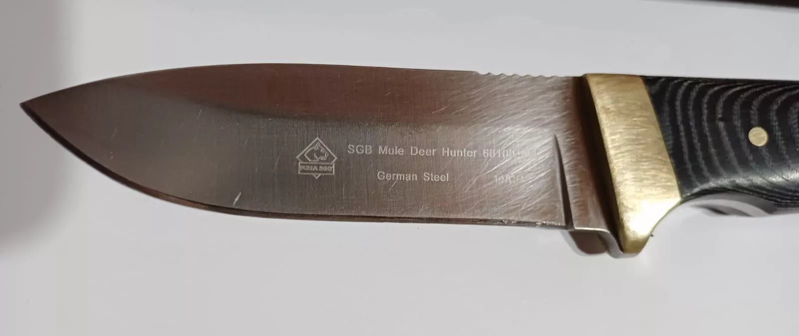 Cuchillo Puma Sgb Mule Deer Hunter Micarta Usado