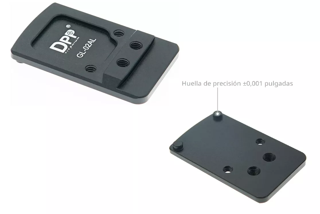 base de montaje para miras red dot Dpp