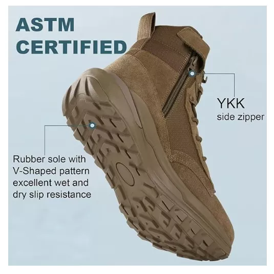 Botas Tácticas De Combate De Senderismo Coyote