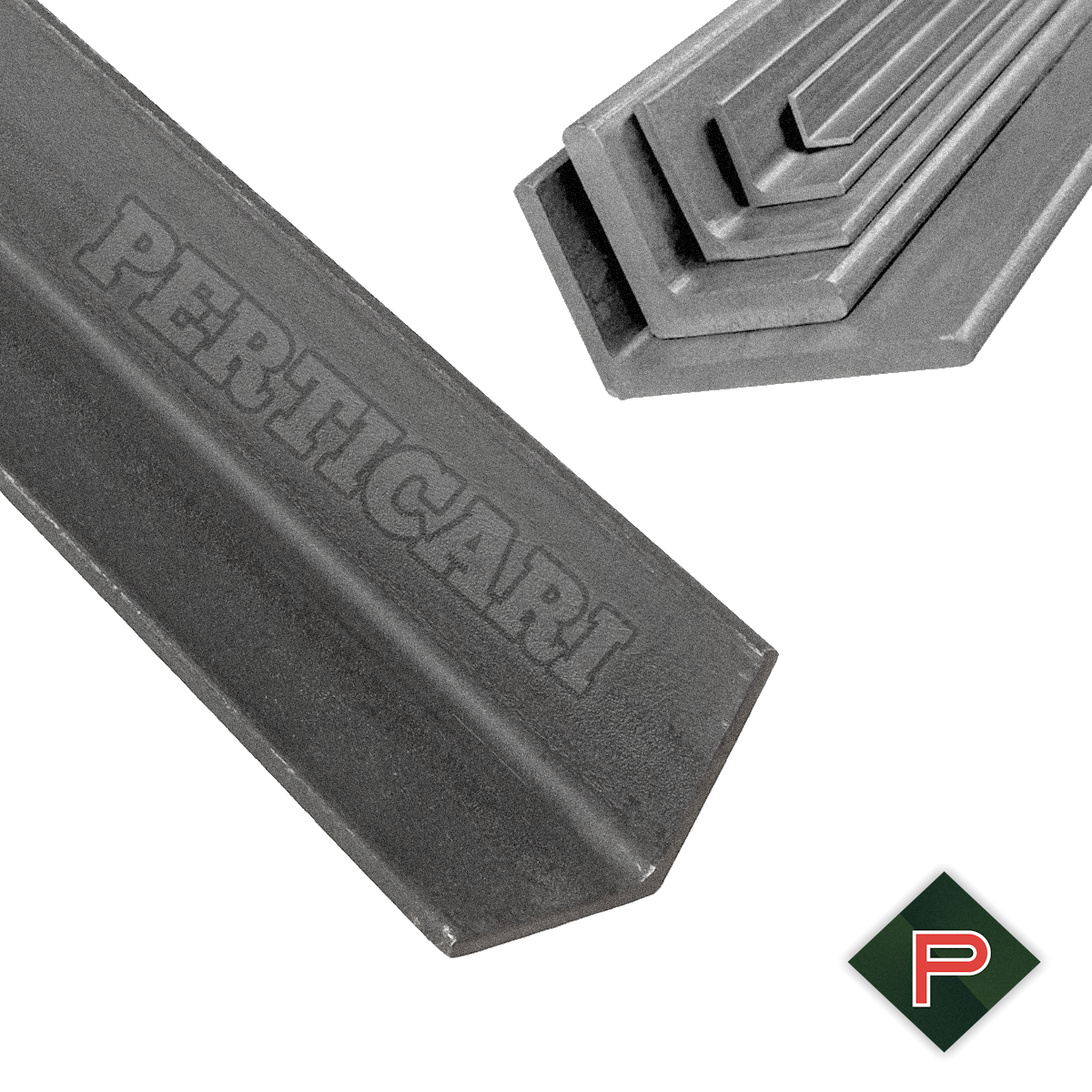 Ángulo Hierro 1 X 1/8 (25.4 X 3.2 mm) •  6 Mts • Perticari