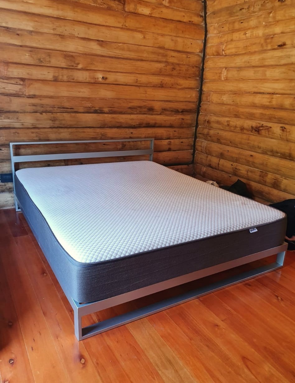 Cama Minimalista Tuxon 160x200 base entera con cabecera desmontable